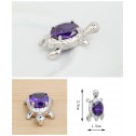 Necklace Turtle violet